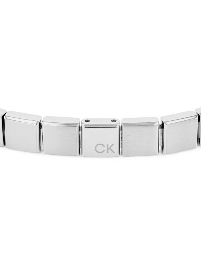 CALVIN KLEIN Minimalistic Squares Collection Link Bracelet For Men In Stainless Steel - 35000488 - Image 2